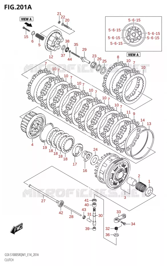 KOPPELING Suzuki MOTO 1000 KATANA 2021  GSX-S1000SRQ M1 (E14)