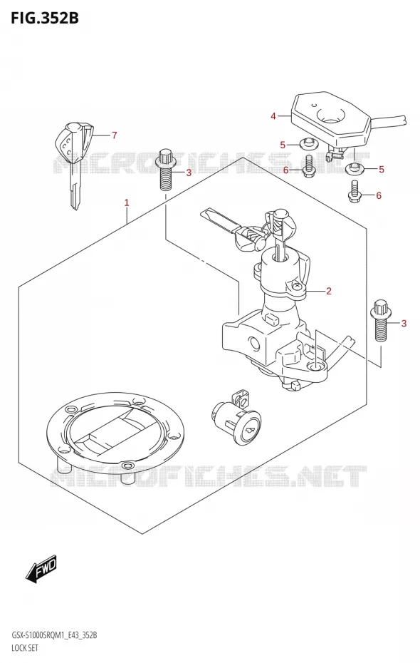 CONTACTSLOT Suzuki MOTO 1000 KATANA 2021  GSX-S1000SRQ M1 (E43)