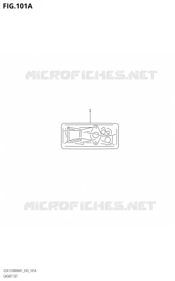 PAKKINGSET Suzuki MOTO 1000 GSX-S 2021  GSX-S1000A M1 /​ GSX-S1000AZ M1 (E43)