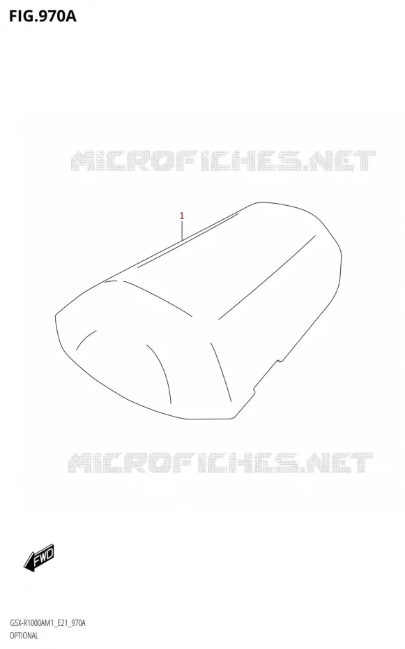 OPTIES Suzuki MOTO 1000 GSX-R 2021  GSX-R1000A M1 /​ GSX-R1000ZA M1