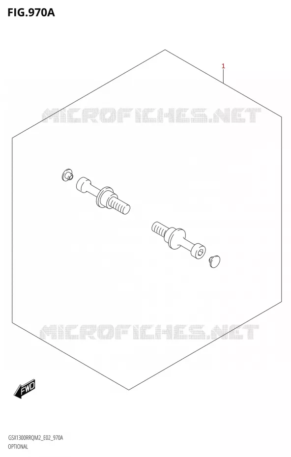 OPTIES Suzuki MOTO 1300 HAYABUSA 2022  GSX1300RRQZ  M2 (E19)