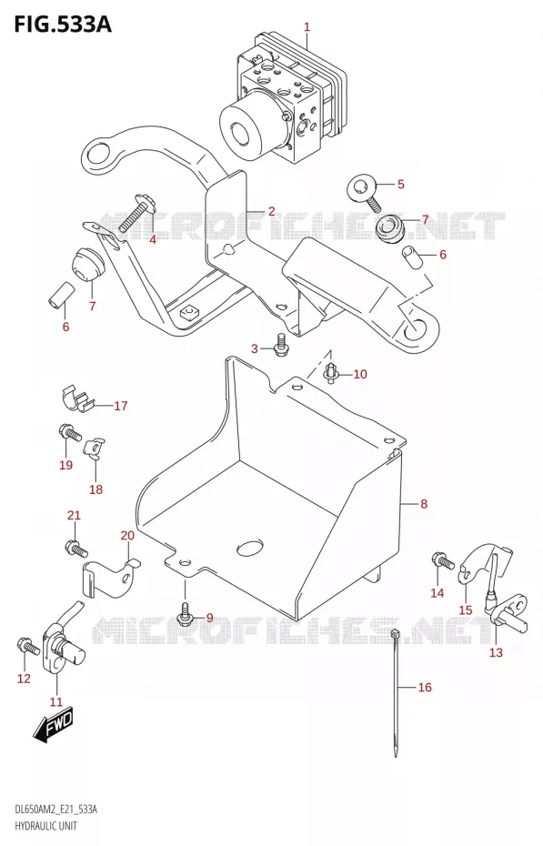 ABS Suzuki MOTO 650 V-STROM 2022  DL650A M2 (E21)