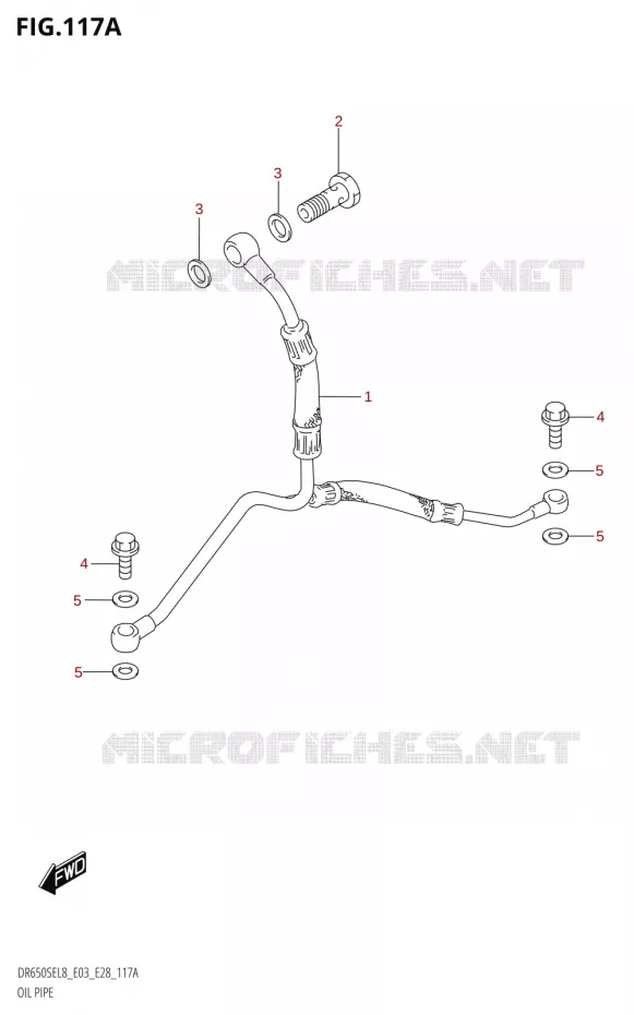 OLIE SLANG Suzuki MOTO 650 DR 2018  DR650SE L8 (E03)