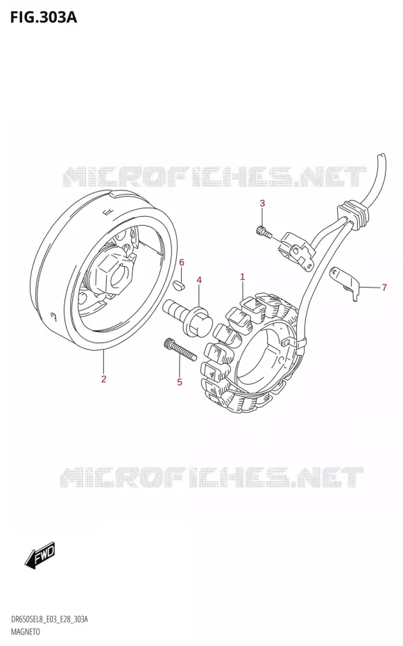 ONTSTEKING Suzuki MOTO 650 DR 2018  DR650SE L8 (E03)