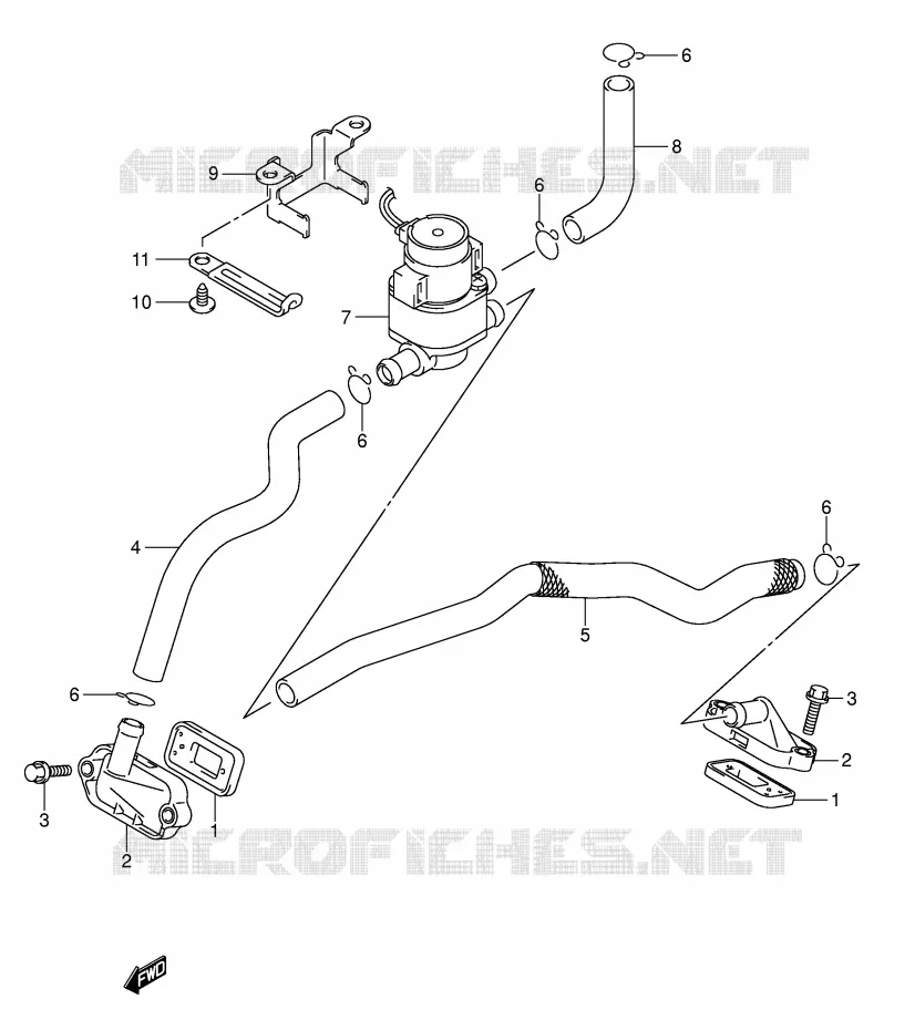ANTI VERVUILINGS SYSTEM Suzuki MOTO 1000 SV 2004  SV1000S2K4(E2)