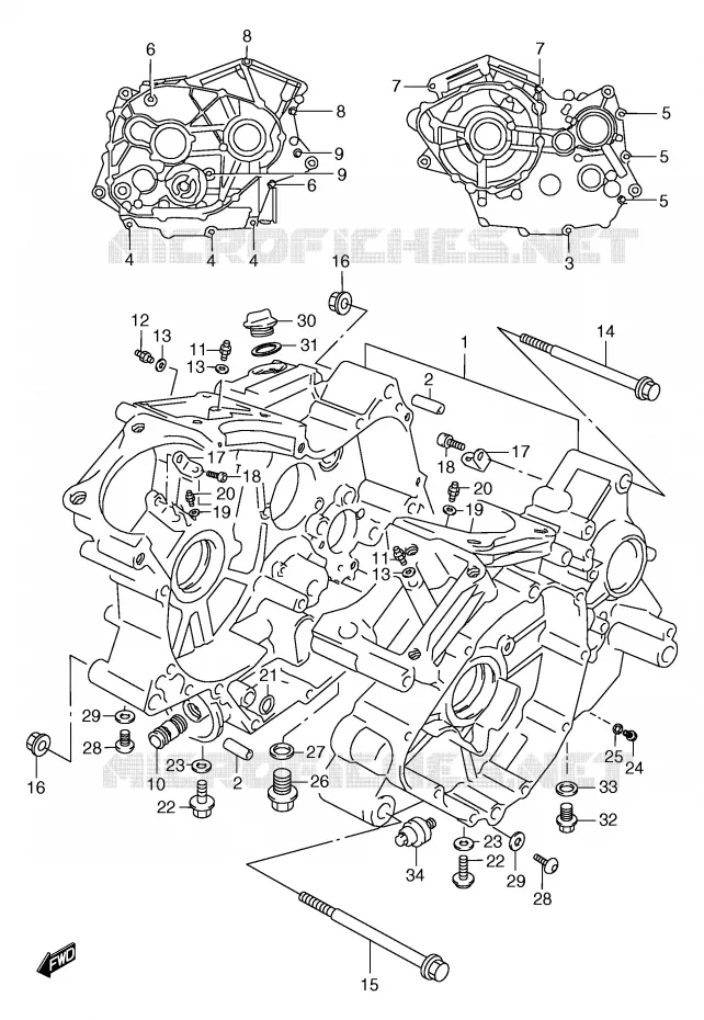 CASING Suzuki MOTO 800 MARAUDER 2000  VZ800Y(E2)