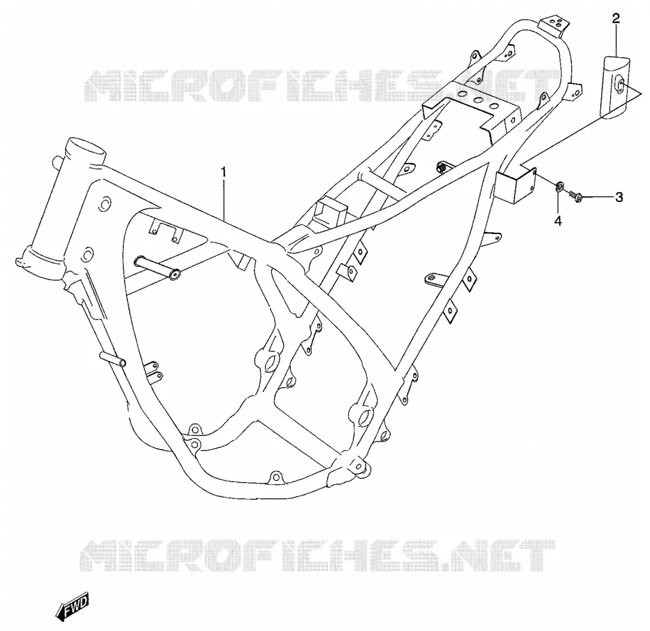 FRAME Suzuki MOTO 50 RMX 1999  RMX50X