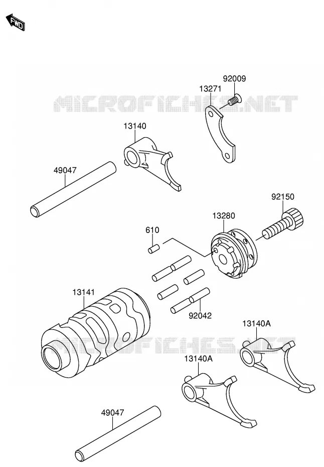 LOOP / SELECTIEVORK Suzuki MOTO 65 RM 2003  RM65K3(E3)