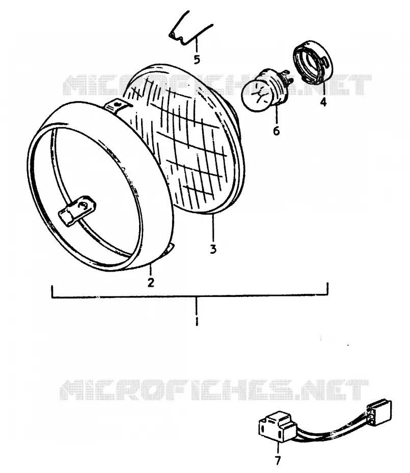 SPECIALE ONDERDELEN VAN MARKT (E16) Suzuki MOTO 370 SP 1978  SP370C(C/N)