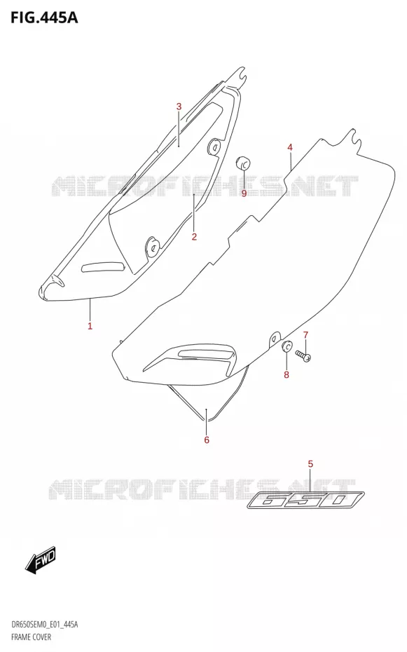 KUIP Suzuki MOTO 650 DR 2020  DR650SE M0 (E01)