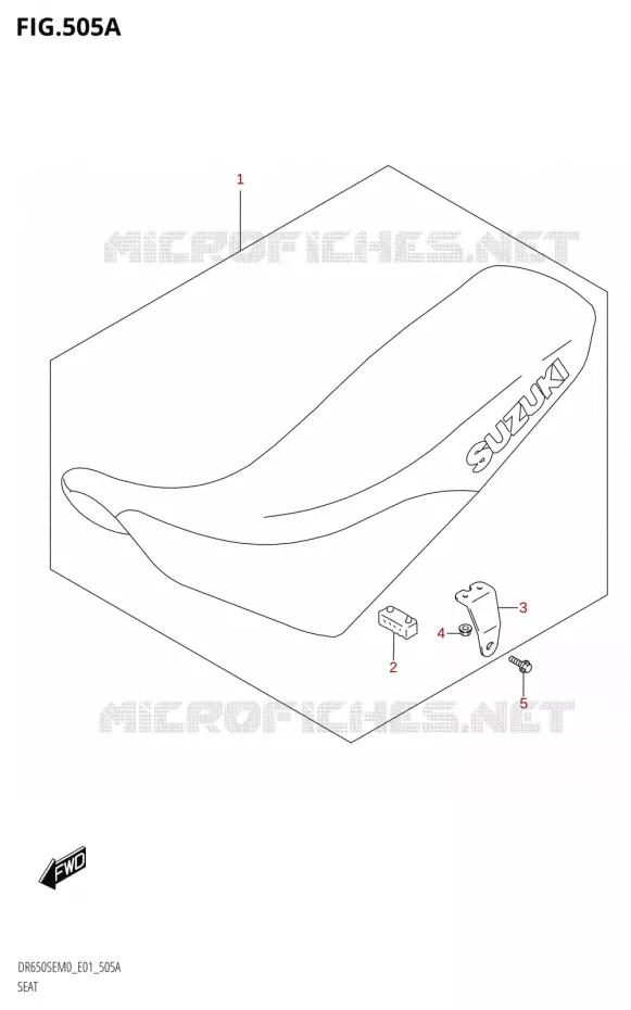 SEAT Suzuki MOTO 650 DR 2020  DR650SE M0 (E01)