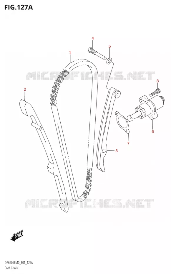 TIMING Suzuki MOTO 650 DR 2020  DR650SE M0 (E01)