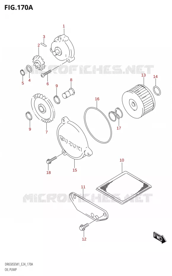 OLIEPOMP Suzuki MOTO 650 DR 2021  DR650SE M1 (E24)