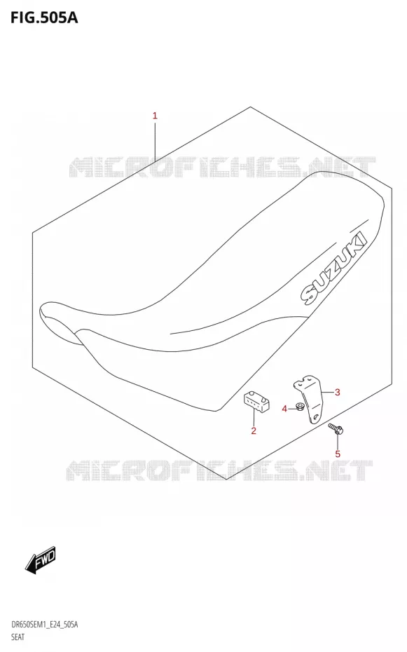 SEAT Suzuki MOTO 650 DR 2021  DR650SE M1 (E24)