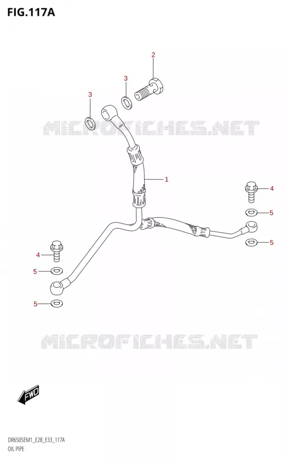 OLIE SLANG Suzuki MOTO 650 DR 2021  DR650SE M1 (E33 / E28)
