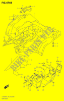 ACHTERSPATBORD3,P28,P33) voor Suzuki KINGQUAD 500 2021