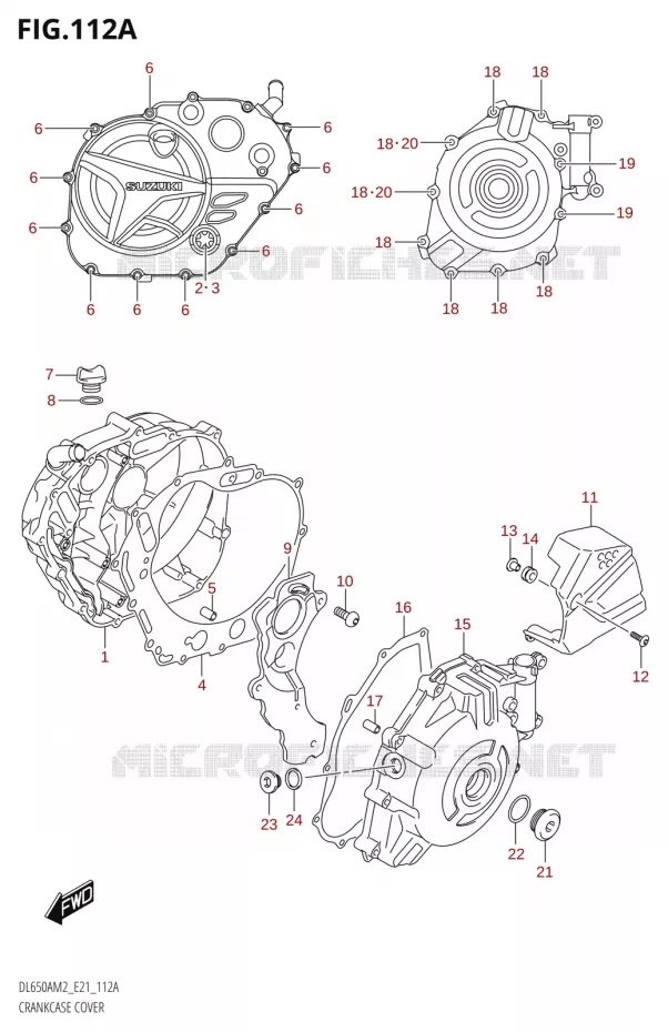CASING Suzuki MOTO 650 V-STROM 2022  DL650XA M2 (E21)