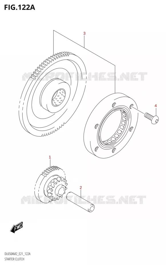 STARTMOTOR CLUTCH Suzuki MOTO 650 V-STROM 2022  DL650XA M2 (E21)