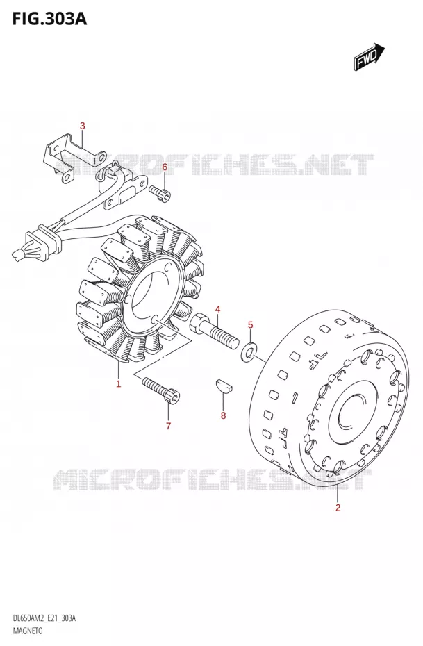 ONTSTEKING Suzuki MOTO 650 V-STROM 2022  DL650AU M2 / DL650XAUE M2 (E21)