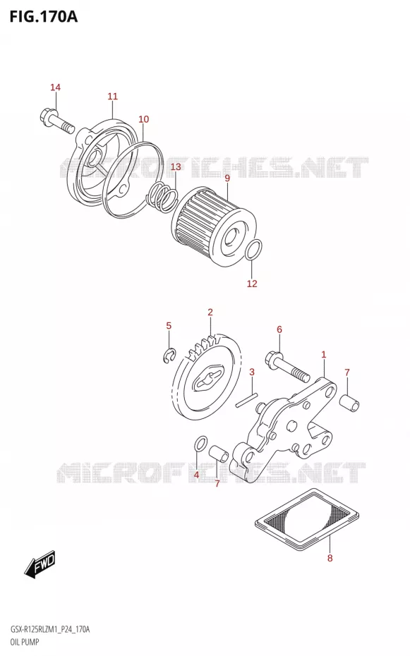 OLIEPOMP Suzuki MOTO 125 GSX-R 2021  GSX-R125RLZ M1 (P24)