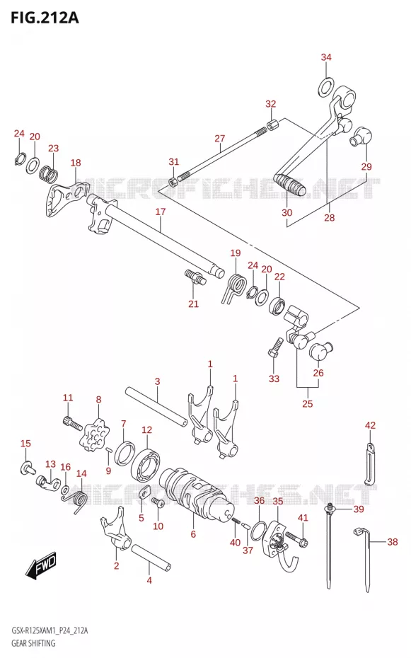 SCHAKELEN ASSY Suzuki MOTO 125 GSX-R 2021  GSX-R125XA M1 (P24)