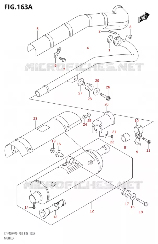 GELUIDDEMPER Suzuki QUAD 400 KINGQUAD 2020  LT-F400F (P03)
