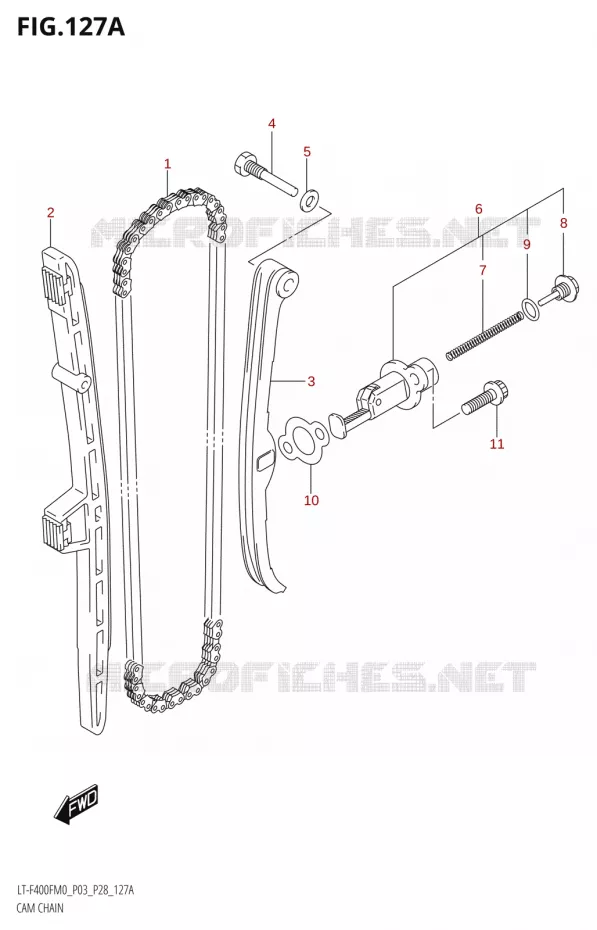 TIMING Suzuki QUAD 400 KINGQUAD 2020  LT-F400F (P03)