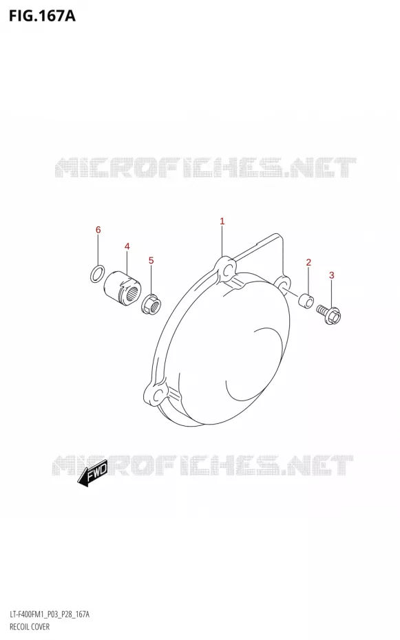 ALTERNATOR COVER Suzuki QUAD 400 KINGQUAD 2021  LT-F400F M1 (P03)