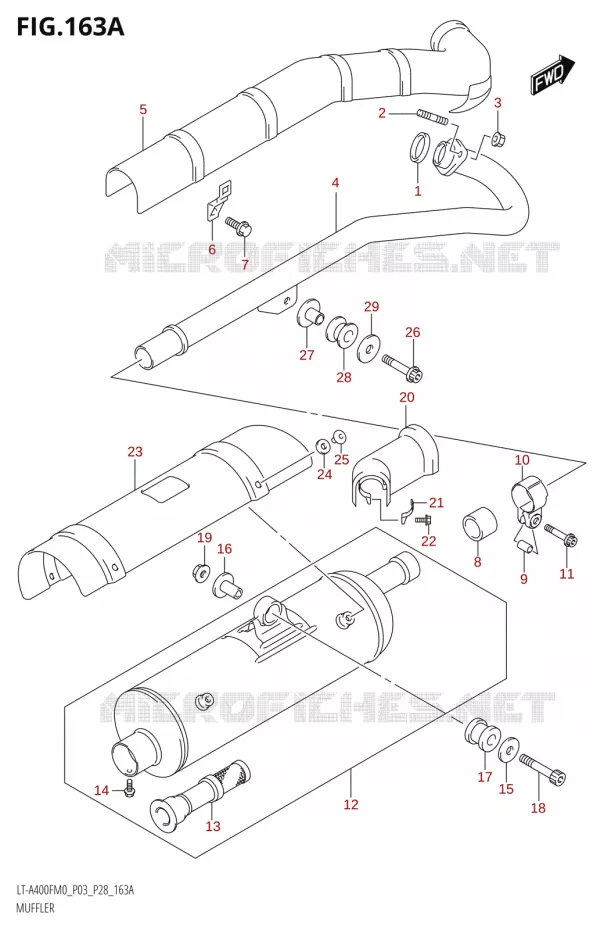 GELUIDDEMPER Suzuki QUAD 400 KINGQUAD 2020  LT-F400F M0 (P03)