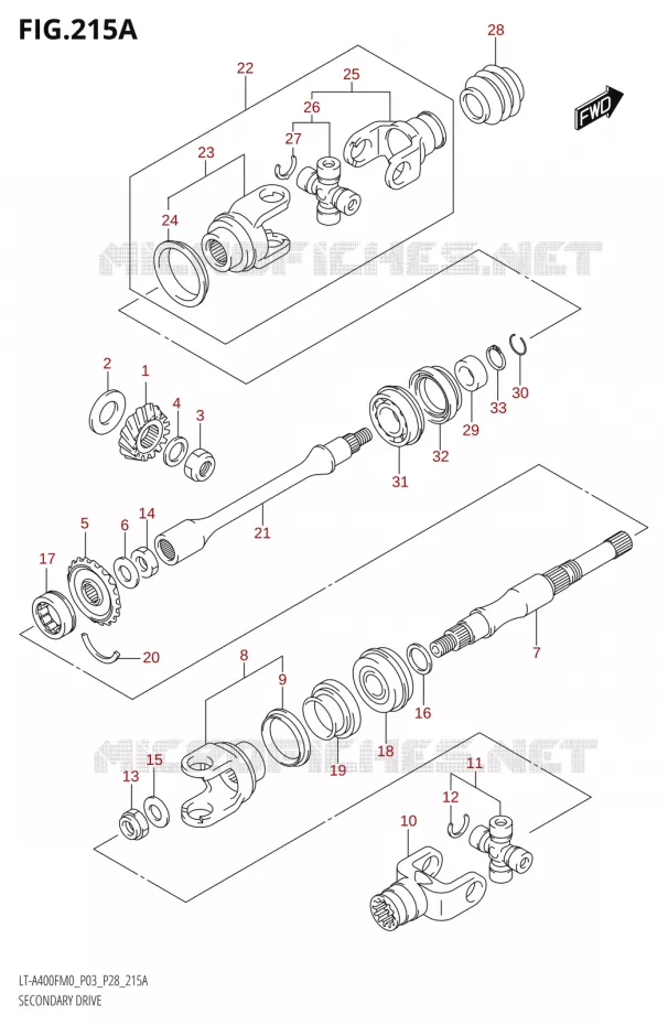 AANDRIJFAS Suzuki QUAD 400 KINGQUAD 2020  LT-F400FZ M0 (P03)