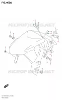 FRONT FENDER KUIPDEEL/FRAME 950 suzuki-motorfietsen GSX-S 2022 2288000018