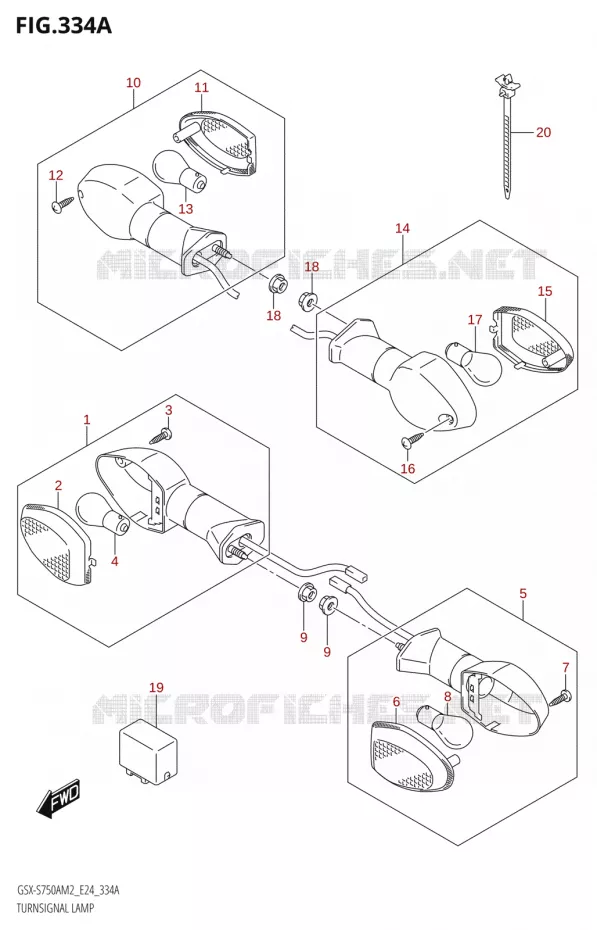 INDICATOREN Suzuki MOTO 750 GSX-S 2022  GSX-S750A M2