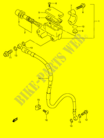 FRONT HOOFDREMCILINDER (MODELE T P37) voor Suzuki RMX 250 1989
