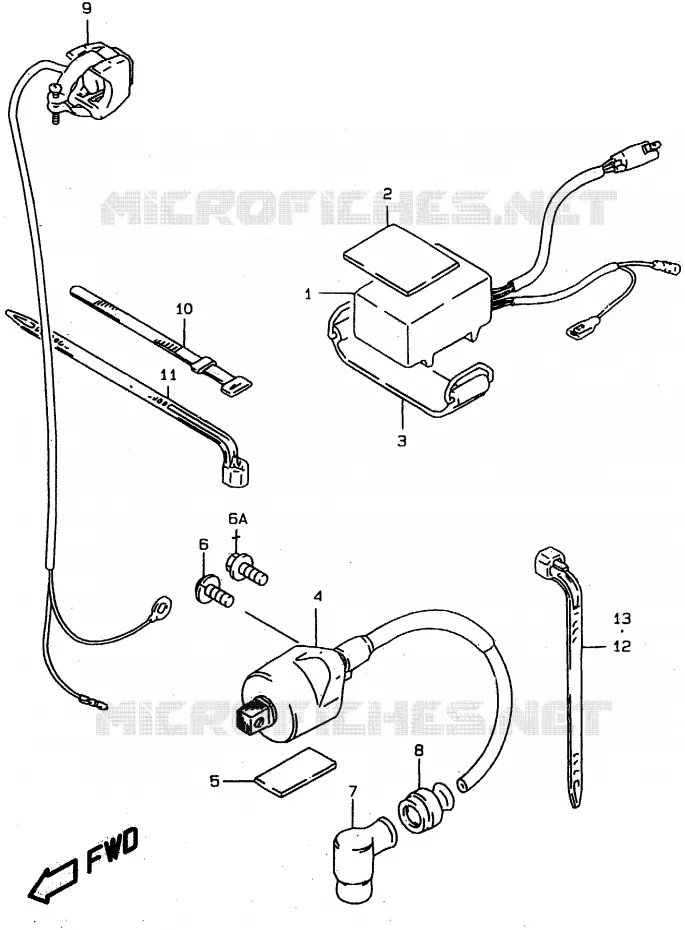 CDI UNIT - SPOEL Suzuki MOTO 80 RM 1997  RM80XV(T/V/W)
