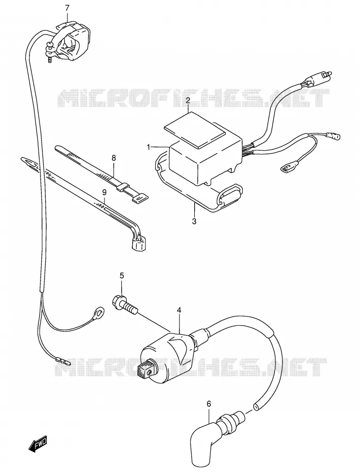 CDI UNIT - SPOEL Suzuki MOTO 85 RM 2006  RM85LK6(P3/P28)