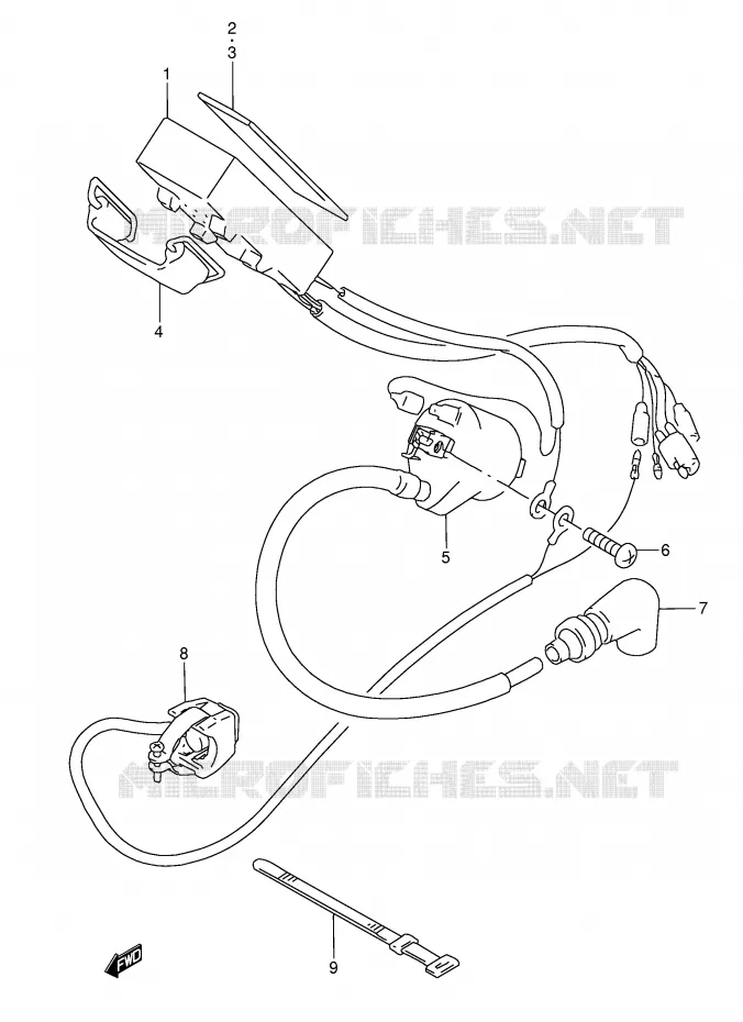 ELEKTRISCH Suzuki MOTO 250 RMX 1998  RMX250W(E28)