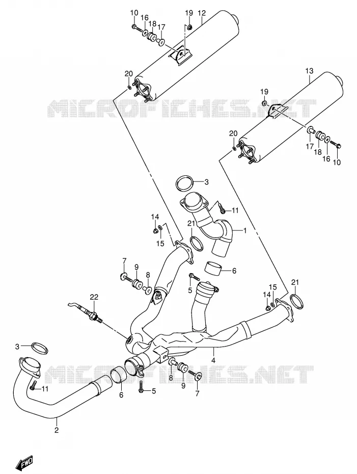 GELUIDDEMPER Suzuki MOTO 1000 SV 2003  SV1000U1K3(E2)