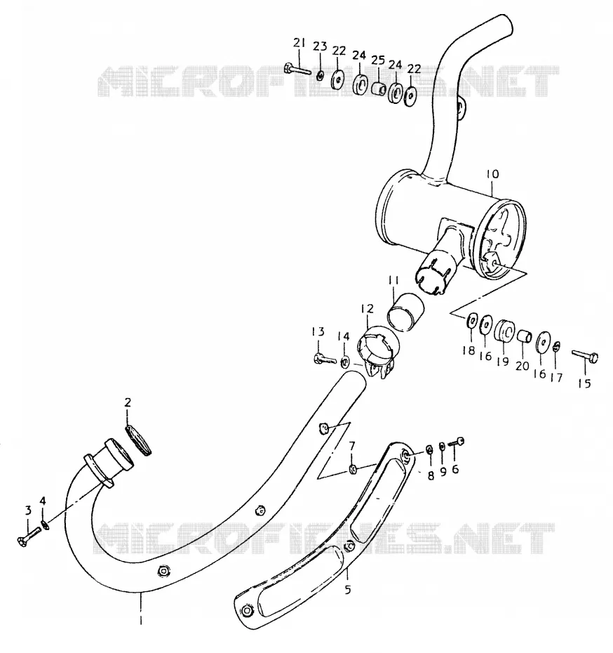 GELUIDDEMPER Suzuki MOTO 400 SP 1980  SP400T