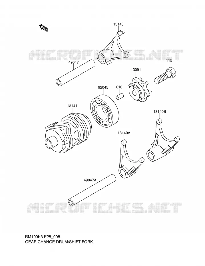 LOOP / SELECTIEVORK Suzuki MOTO 100 RM 2004  RM100K4(E28)