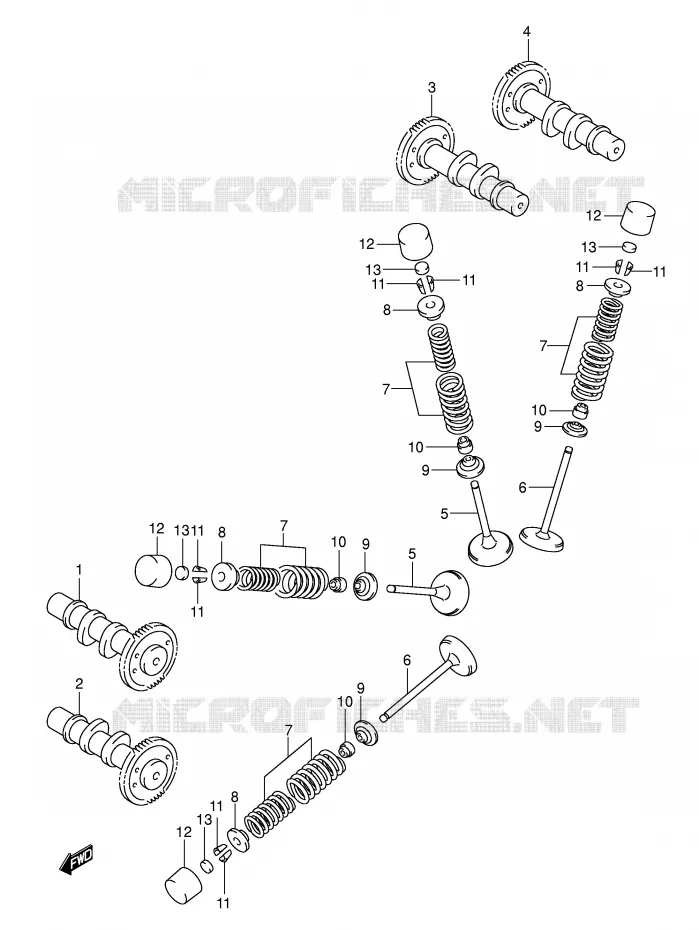 NOKKENAS - VALVES Suzuki MOTO 650 SV-S 2007  SV650SK7