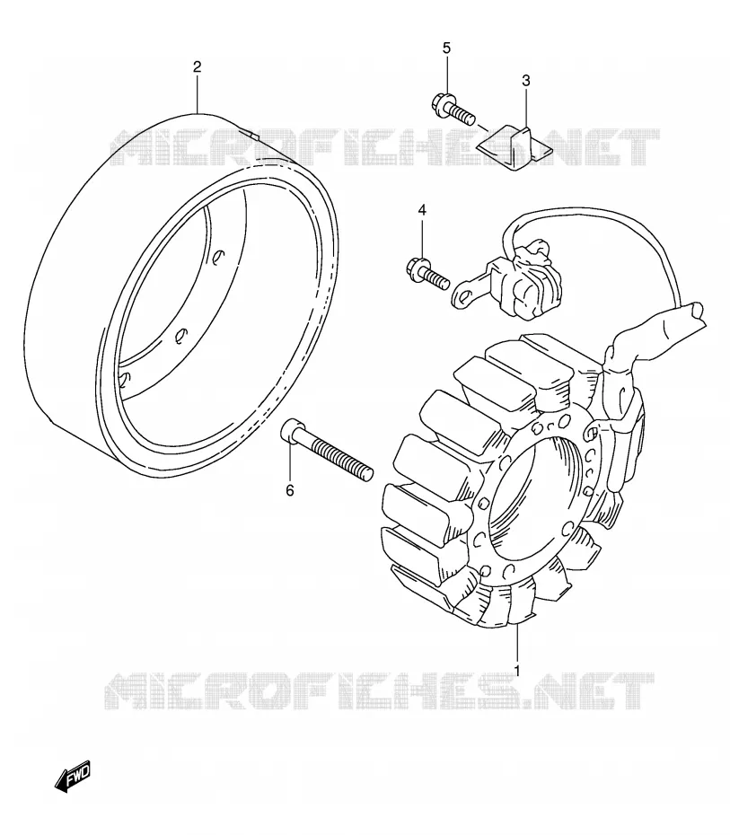 ONTSTEKING Suzuki MOTO 1000 TL-S 2001  TL1000SK1(E2)