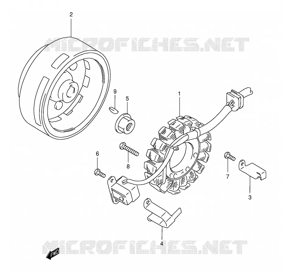 ONTSTEKING Suzuki MOTO 250 DR-Z 2003  DR-Z250K3(E3/E28)