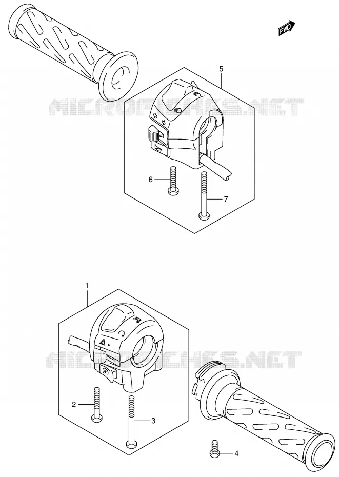 SCHAKELAARS (SV1000/U1/U2) Suzuki MOTO 1000 SV 2003  SV1000K3(E2)