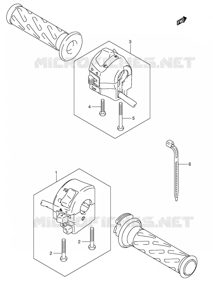 SCHAKELAARS (SV1000S/S1/S2) Suzuki MOTO 1000 SV 2004  SV1000S2K4(E2)