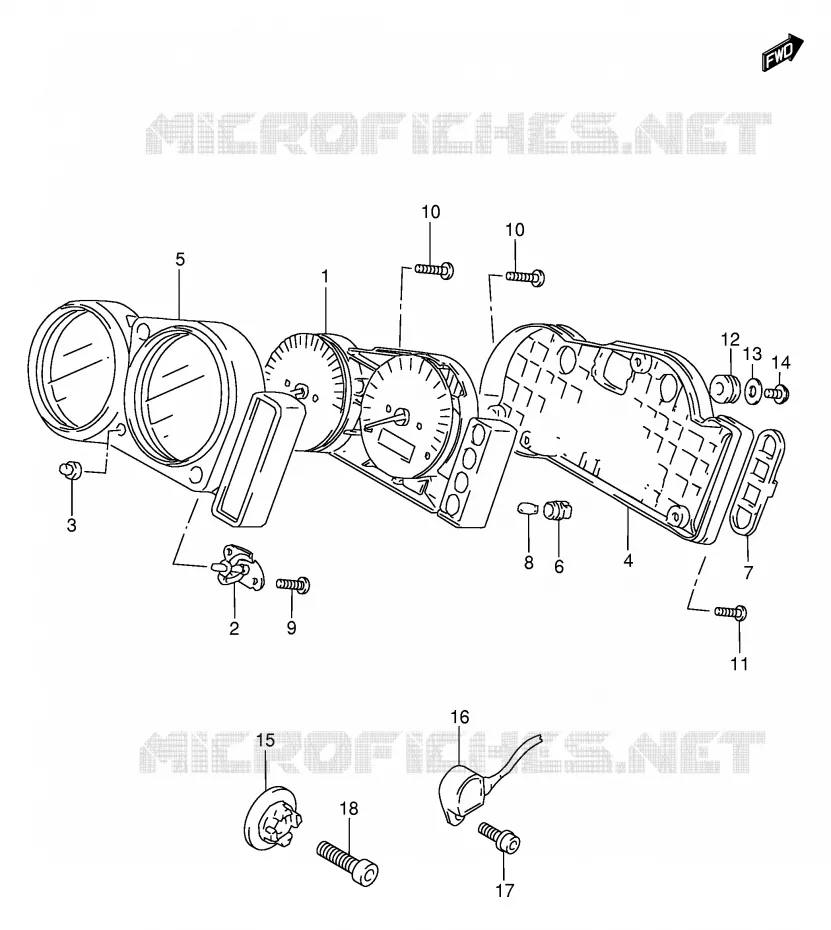 SNELHEIDSMETER Suzuki MOTO 1000 TL-R 2000  TL1000RY(E2)