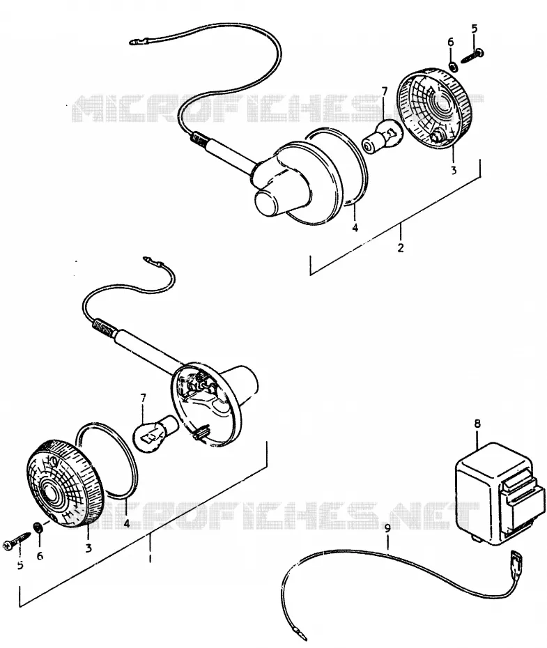 SPECIALE ONDERDELEN VAN MARKT (E22) Suzuki MOTO 370 SP 1978  SP370C(C/N)