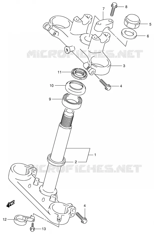 STUURPEN Suzuki MOTO 85 RM 2003  RM85K3(P3/P28)