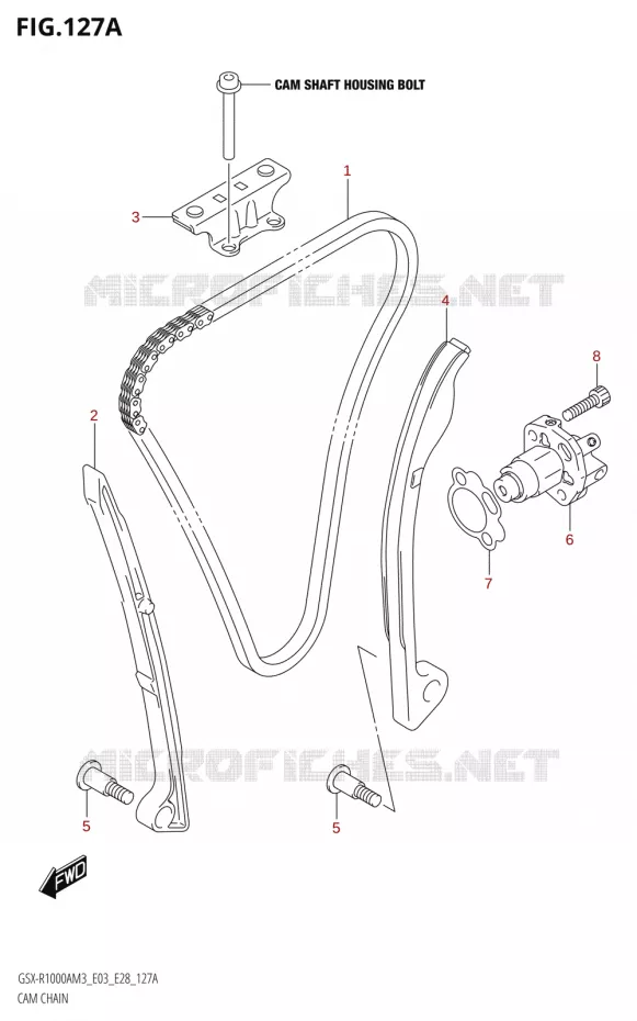 TIMING Suzuki MOTO 1000 GSX-R 2023  GSX-R1000A / GSX-R1000RA / GSX-R1000RZA M3 (E03 E33 E28)