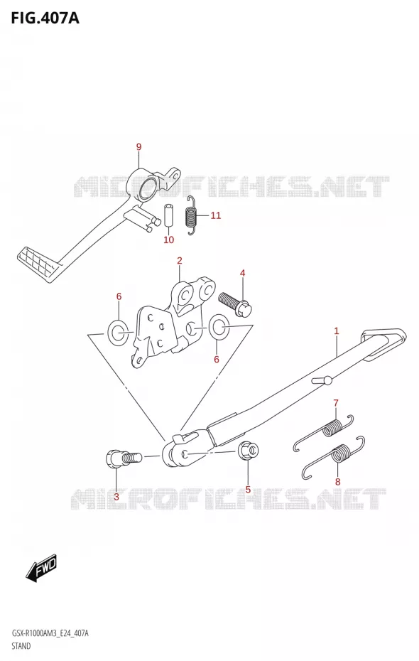 STAND Suzuki MOTO 1000 GSX-R 2023  GSX-R1000A / GSX-R1000RA / GSX-R1000RZA M3 (E24)