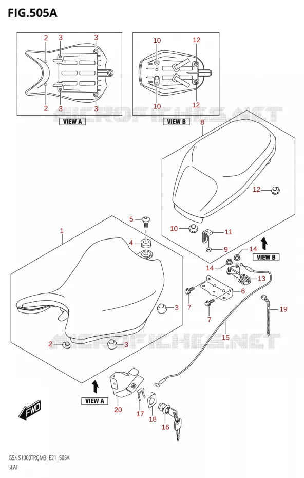 SEAT Suzuki MOTO 1000 GSX-S 2023  GSX-S1000TRQ M3 (E21)